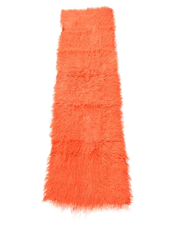 Detail image of  2' x 4' 6  Hand Knotted Moroccan Wool Runner Rug