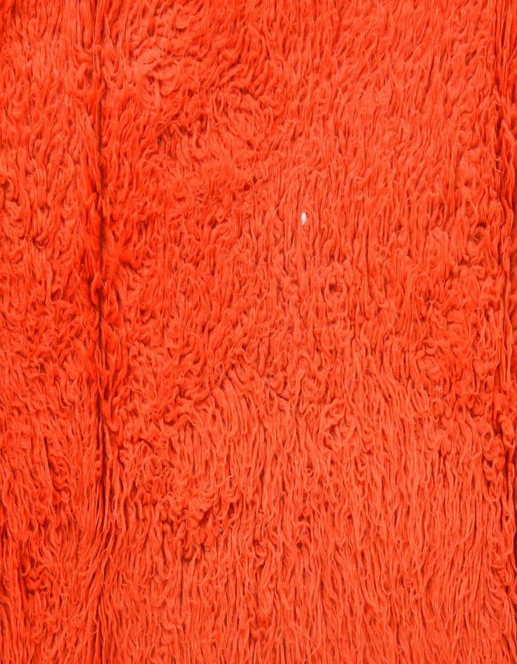 Detail image of  2' 3 x 6' 2  Hand Knotted Moroccan Wool Runner Rug