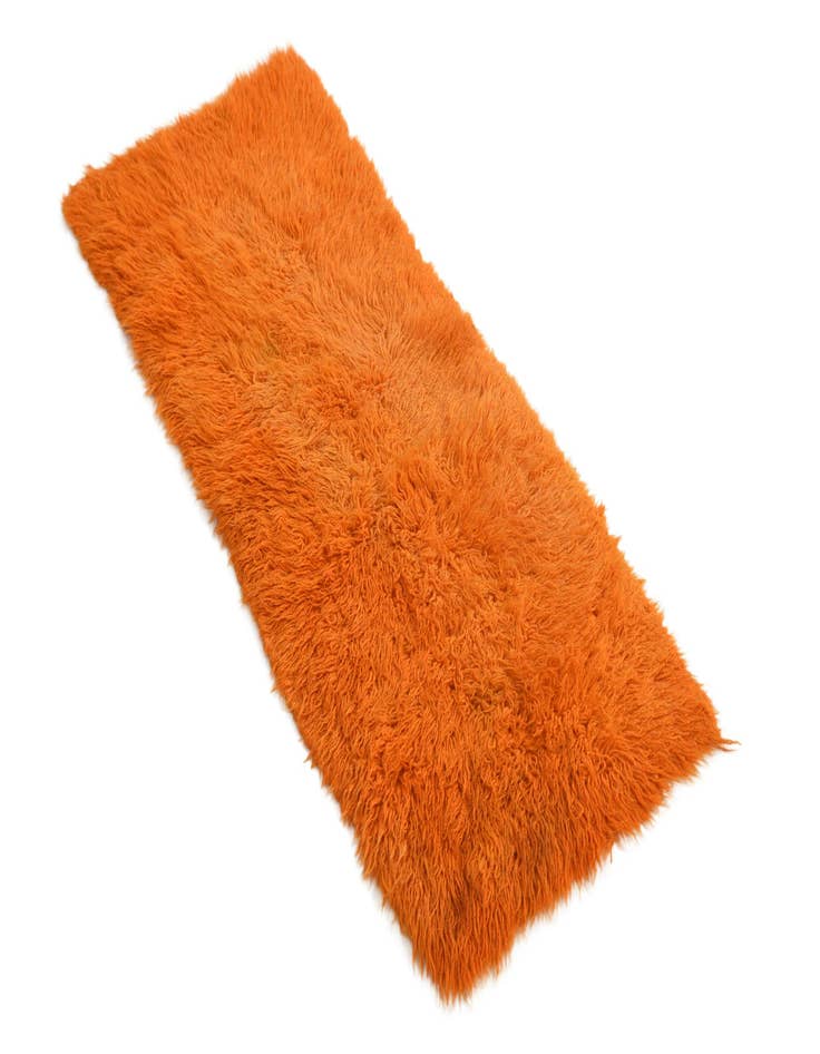 Detail image of  2' x 4' 7  Hand Knotted Moroccan Wool Runner Rug