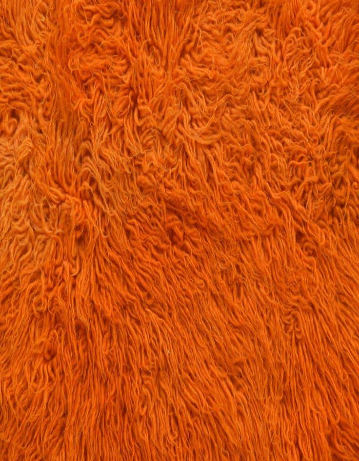 Detail image of  2' x 4' 7  Hand Knotted Moroccan Wool Runner Rug