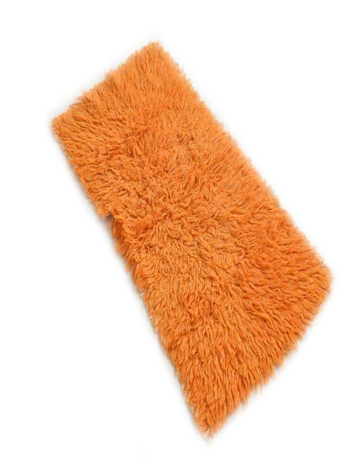 Detail image of  2' 1 x 4' 2  Hand Knotted Moroccan Wool Runner Rug