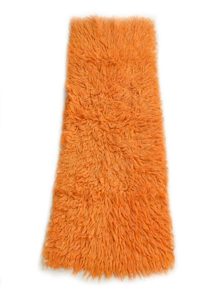 Detail image of  2' 1 x 4' 2  Hand Knotted Moroccan Wool Runner Rug