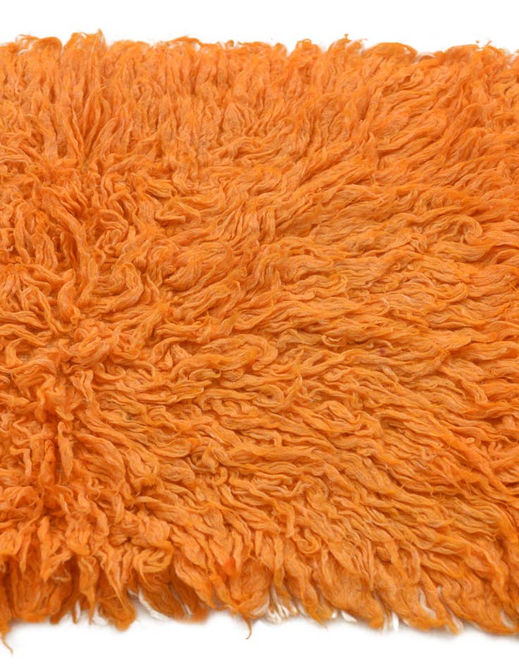 Detail image of  2' 1 x 4' 2  Hand Knotted Moroccan Wool Runner Rug