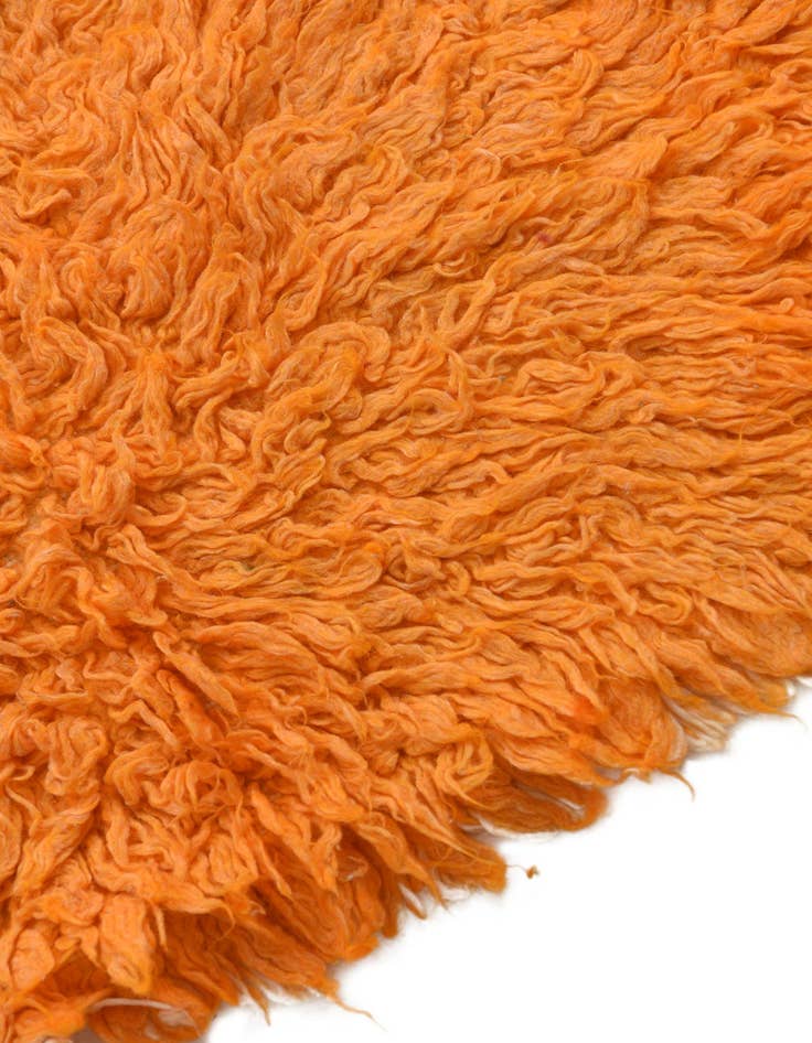 Detail image of  2' 1 x 4' 2  Hand Knotted Moroccan Wool Runner Rug