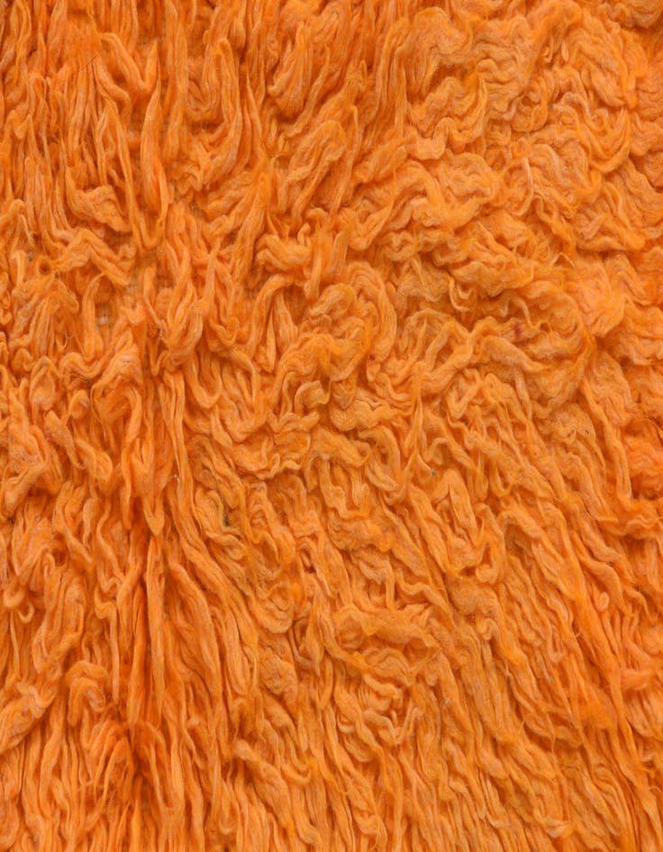 Detail image of  2' 1 x 4' 2  Hand Knotted Moroccan Wool Runner Rug