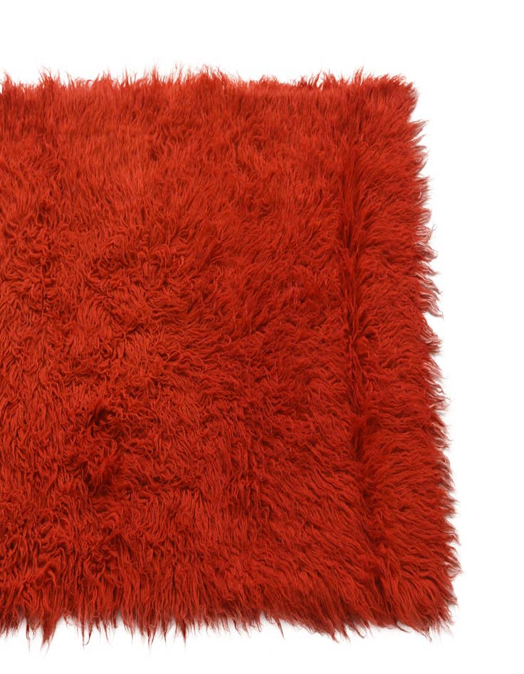 Detail image of  2' 4 x 4' 9  Hand Knotted Moroccan Wool Runner Rug