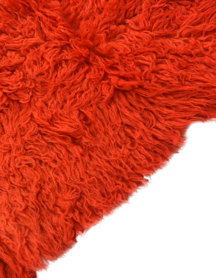 Detail image of  2' x 4'  Hand Knotted Moroccan Wool Runner Rug