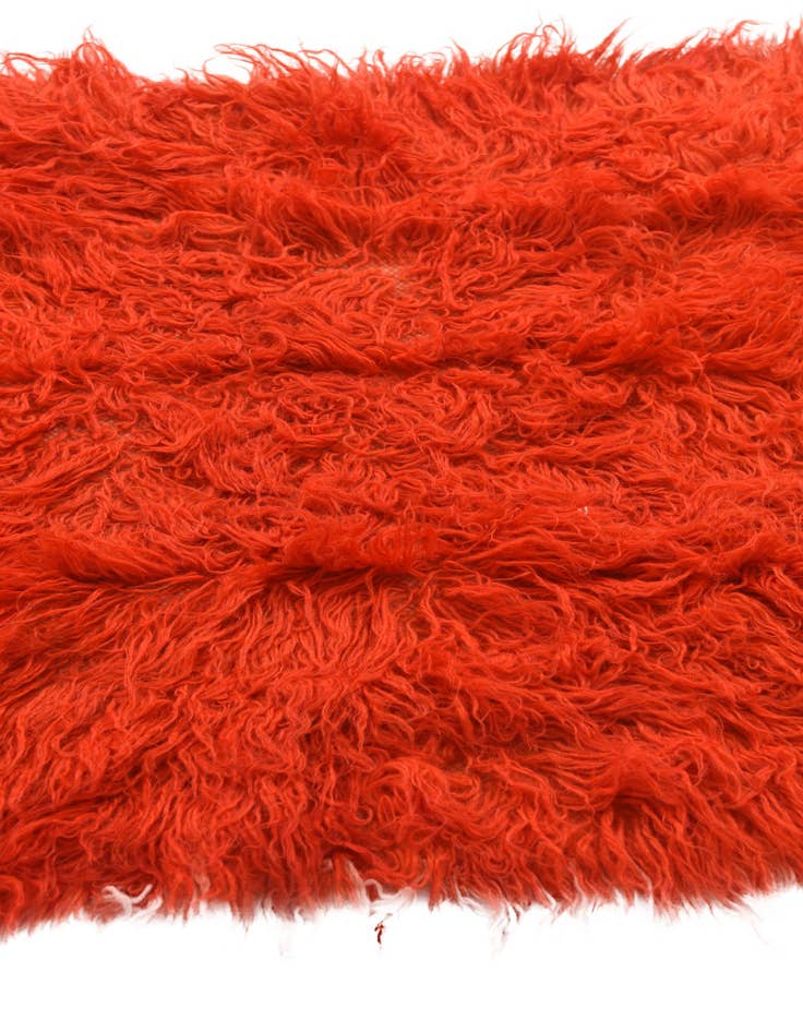 Detail image of  2' 3 x 4' 5  Hand Knotted Moroccan Wool Runner Rug