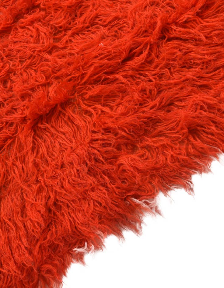 Detail image of  2' 3 x 4' 5  Hand Knotted Moroccan Wool Runner Rug