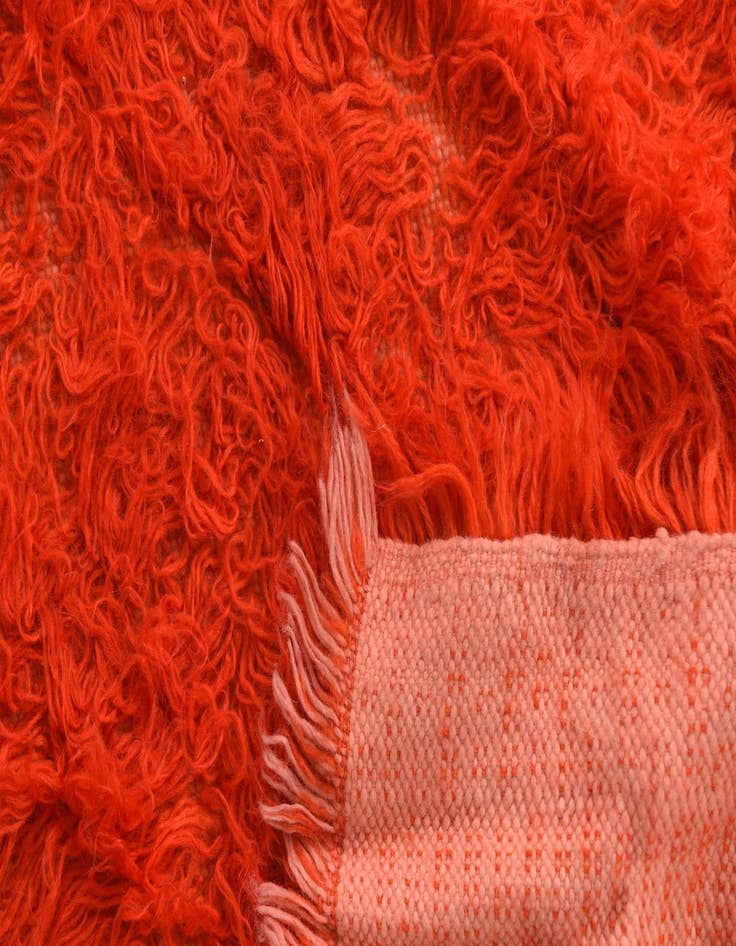 Detail image of  2' 3 x 4' 5  Hand Knotted Moroccan Wool Runner Rug