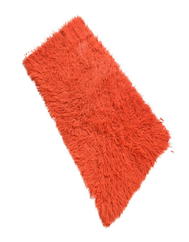 Detail image of  2' 2 x 4' 6  Hand Knotted Moroccan Wool Runner Rug