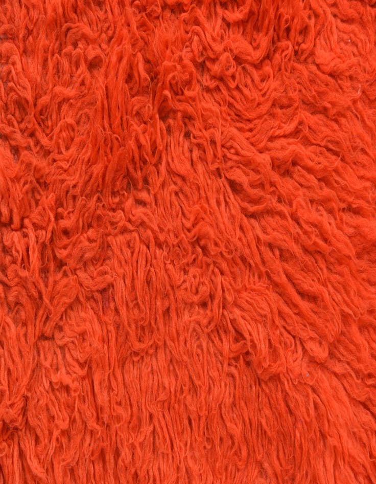 Detail image of  2' 2 x 4' 6  Hand Knotted Moroccan Wool Runner Rug