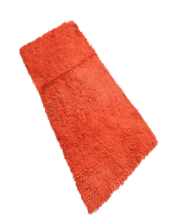 Detail image of  3' x 6'  Hand Knotted Moroccan Wool Runner Rug