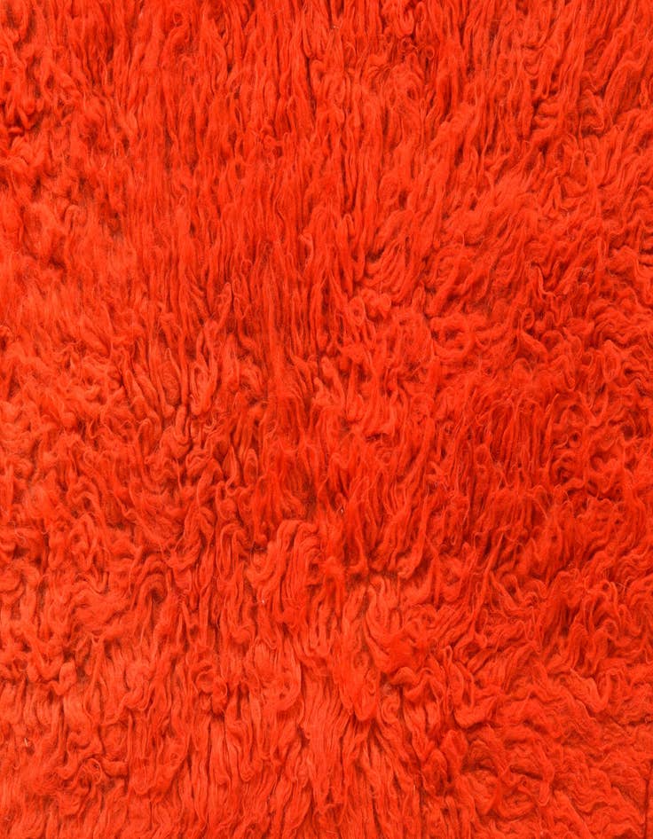 Detail image of  2' 5 x 6' 6  Hand Knotted Moroccan Wool Runner Rug