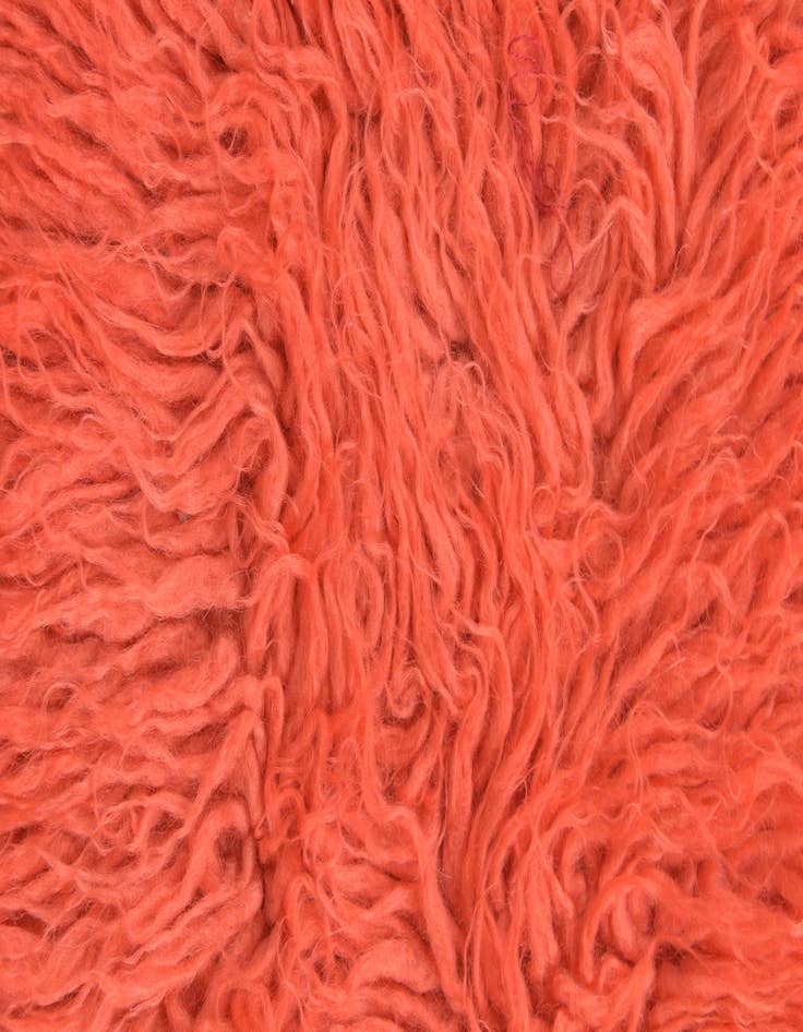 Detail image of  1' 7 x 4' 2  Hand Knotted Moroccan Wool Runner Rug