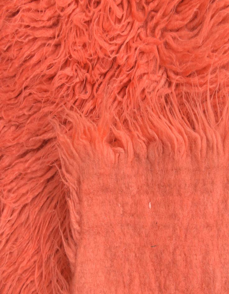 Detail image of  1' 7 x 4' 2  Hand Knotted Moroccan Wool Runner Rug