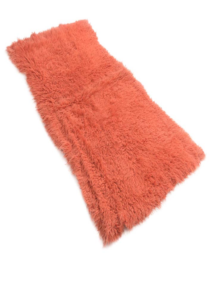 Detail image of  4' 1 x 8' 2  Hand Knotted Moroccan Wool Runner Rug