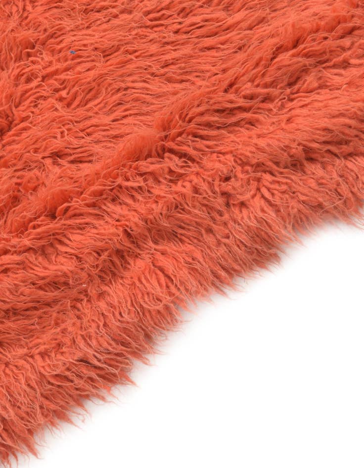 Detail image of  4' 1 x 8' 2  Hand Knotted Moroccan Wool Runner Rug