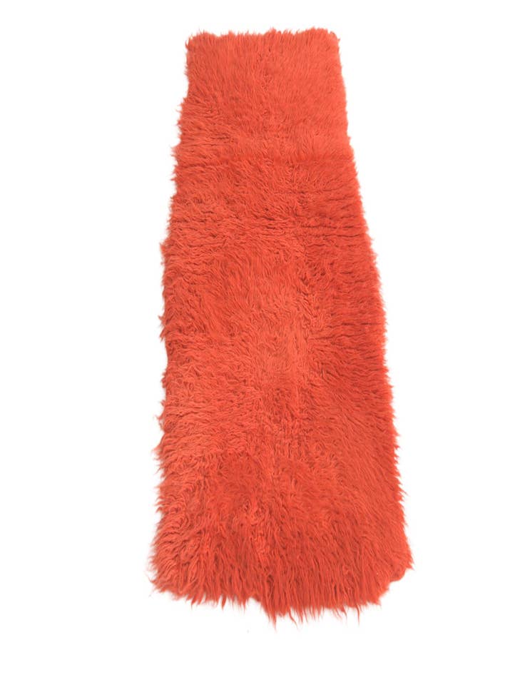 Detail image of  2' 2 x 4' 6  Hand Knotted Moroccan Wool Runner Rug