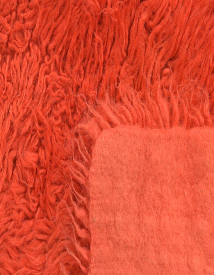 Detail image of  2' 2 x 4' 6  Hand Knotted Moroccan Wool Runner Rug