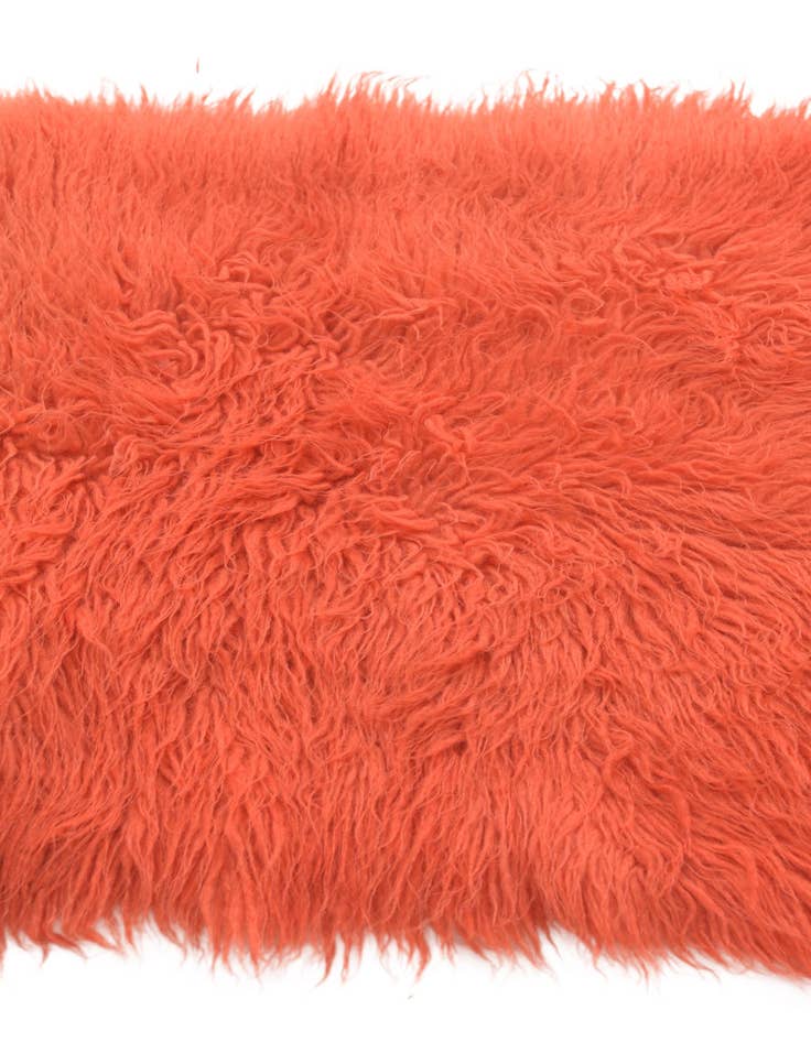 Detail image of  1' 9 x 3' 9  Hand Knotted Moroccan Wool Runner Rug