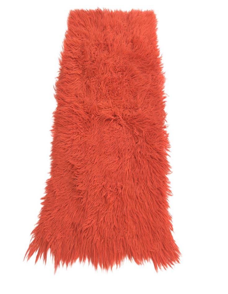 Detail image of  2' 2 x 3' 8  Hand Knotted Moroccan Wool Runner Rug