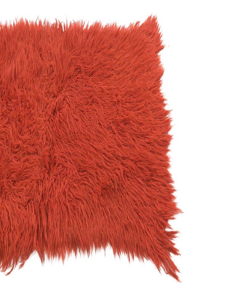 Detail image of  2' 2 x 3' 8  Hand Knotted Moroccan Wool Runner Rug