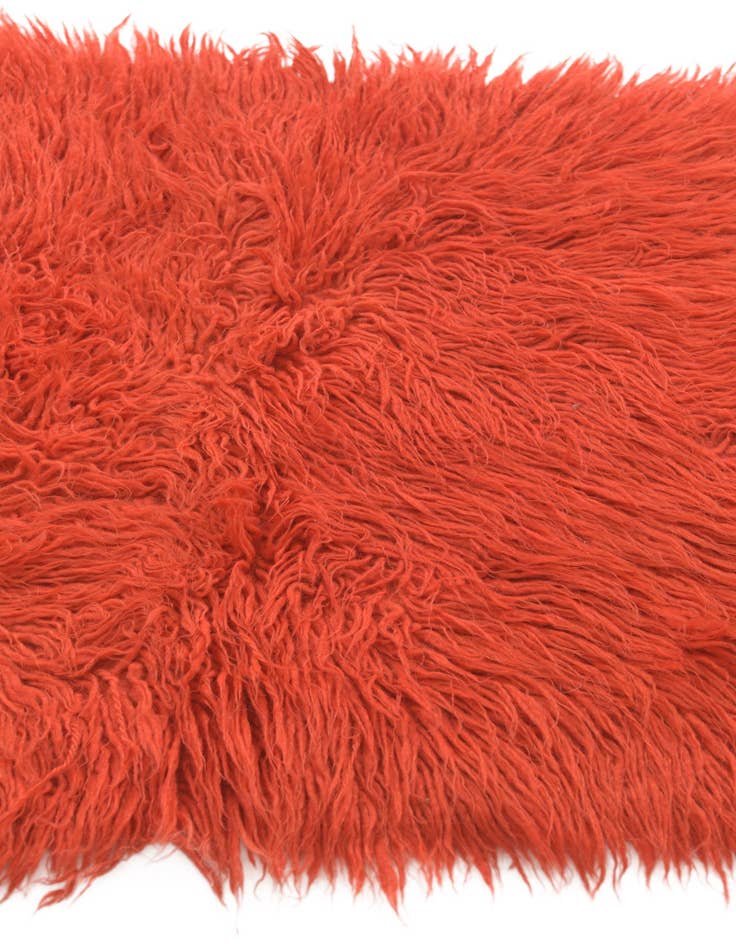 Detail image of  2' 2 x 3' 8  Hand Knotted Moroccan Wool Runner Rug