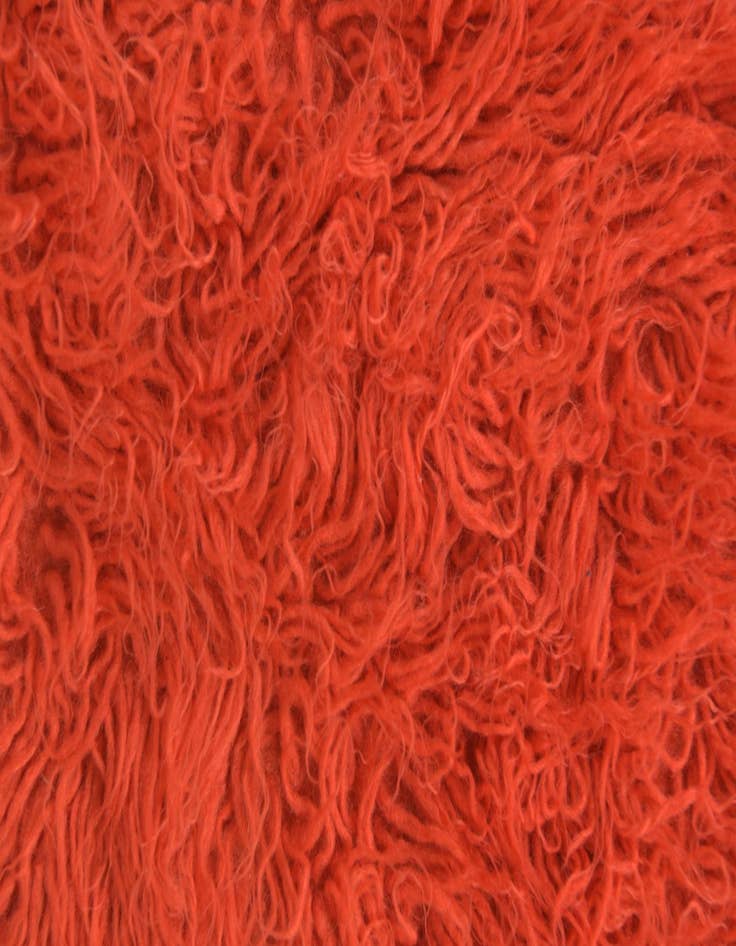 Detail image of  2' 2 x 3' 8  Hand Knotted Moroccan Wool Runner Rug