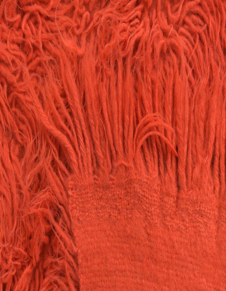 Detail image of  2' 2 x 3' 8  Hand Knotted Moroccan Wool Runner Rug