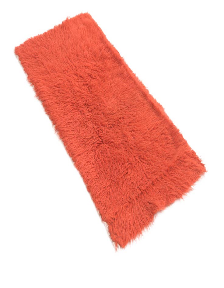 Detail image of  2' 3 x 4' 9  Hand Knotted Moroccan Wool Runner Rug