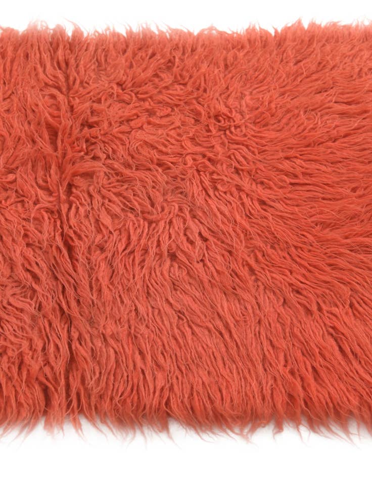 Detail image of  1' 10 x 4' 6  Hand Knotted Moroccan Wool Runner Rug