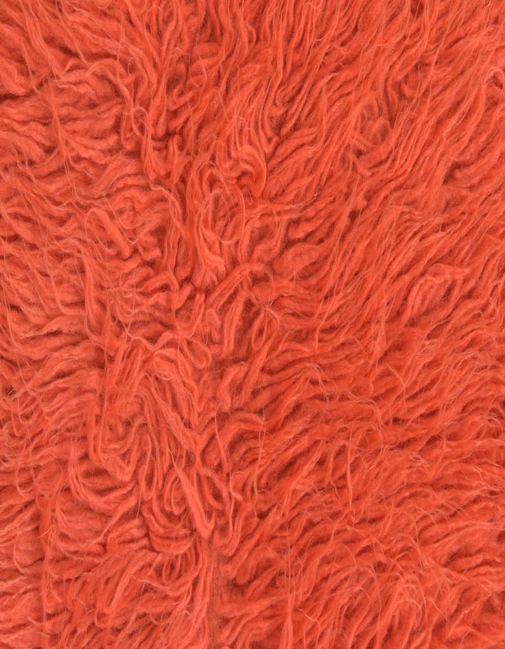 Detail image of  1' 10 x 4' 6  Hand Knotted Moroccan Wool Runner Rug