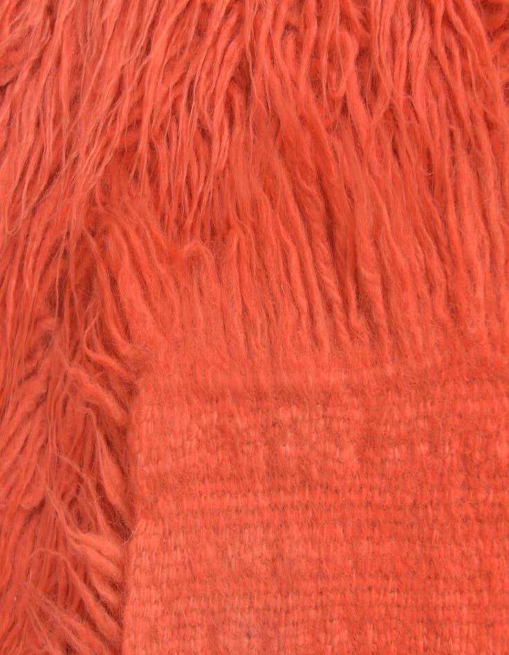 Detail image of  1' 10 x 4' 6  Hand Knotted Moroccan Wool Runner Rug