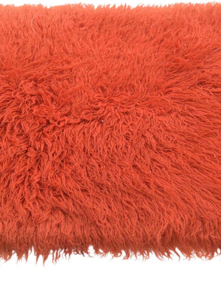 Detail image of  3' 3 x 7'  Hand Knotted Moroccan Wool Runner Rug