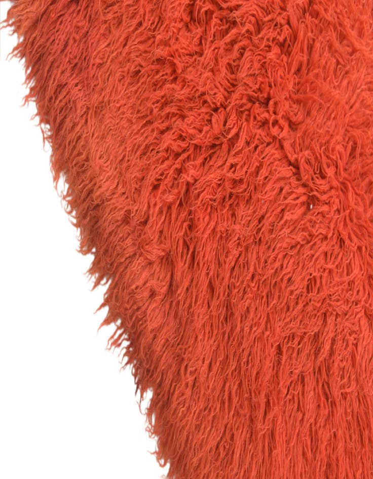 Detail image of  3' 3 x 7'  Hand Knotted Moroccan Wool Runner Rug