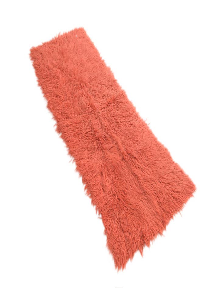 Detail image of  2' 4 x 6' 4  Hand Knotted Moroccan Wool Runner Rug