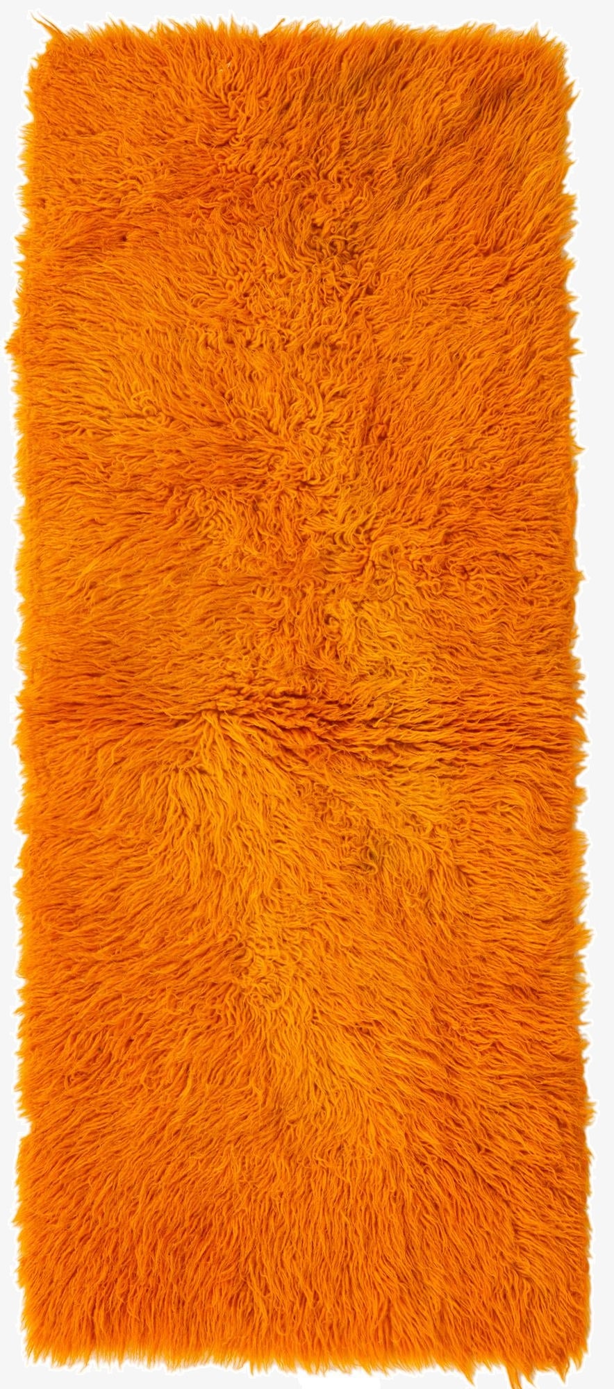  2' x 4' 7  Hand Knotted Moroccan Wool Runner Rug