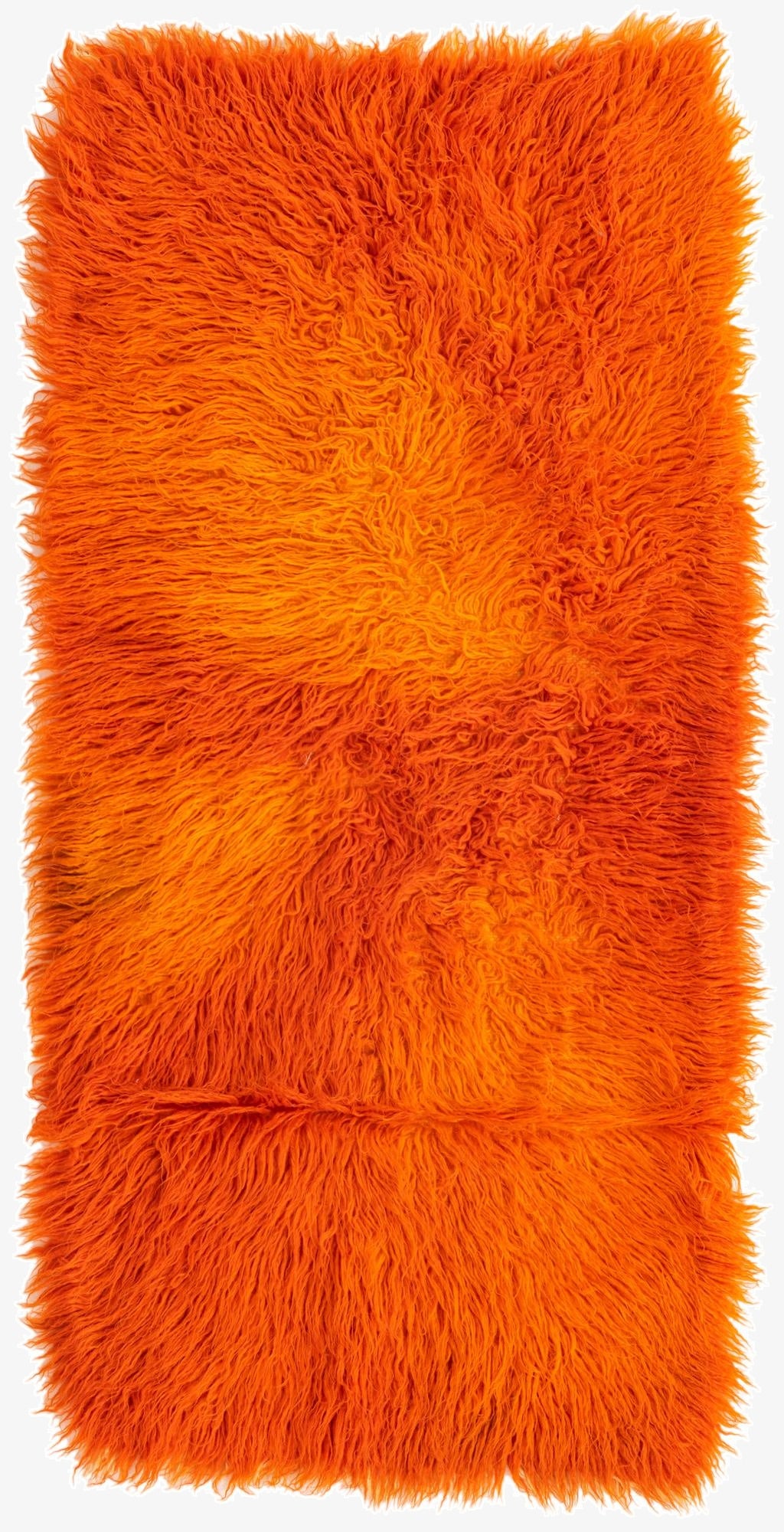  2' 4 x 4' 10  Hand Knotted Moroccan Wool Runner Rug