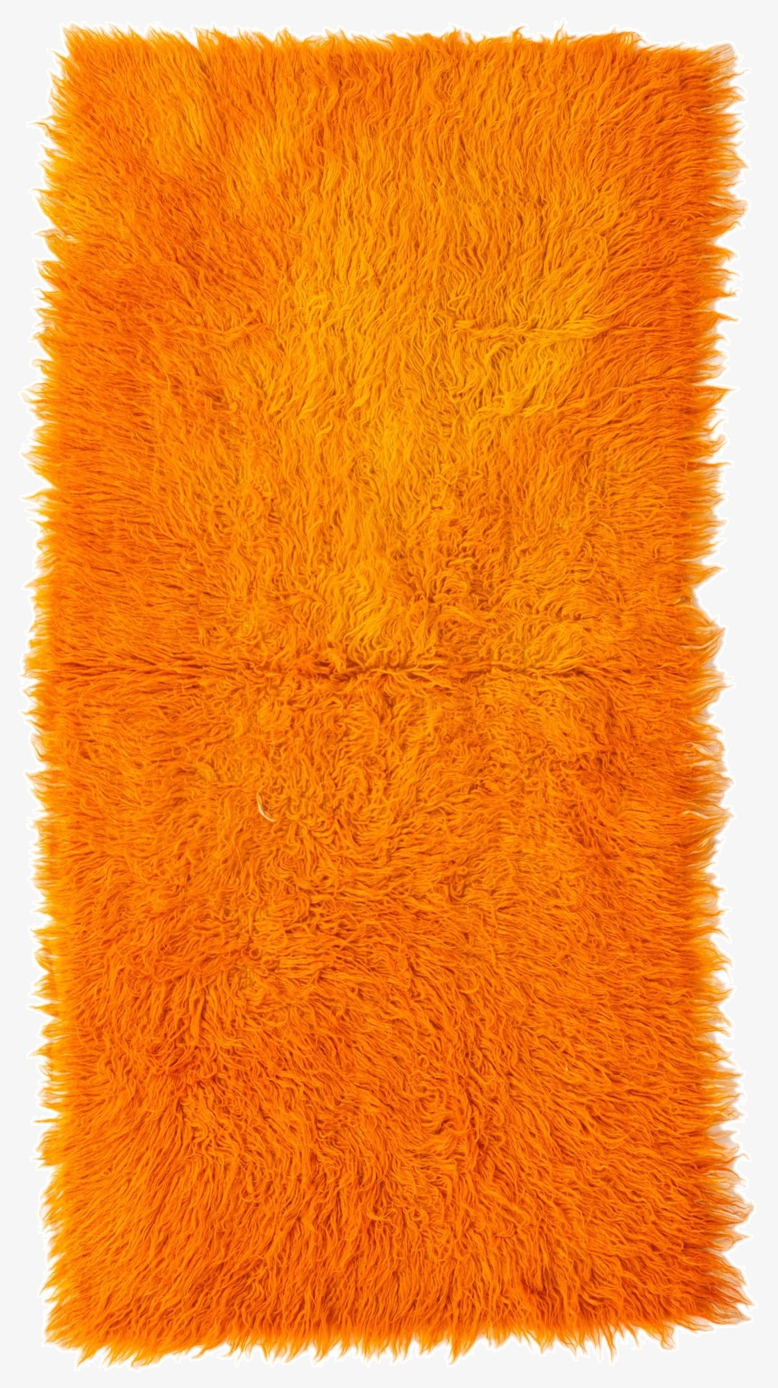  2' 4 x 4' 7  Hand Knotted Moroccan Wool Runner Rug