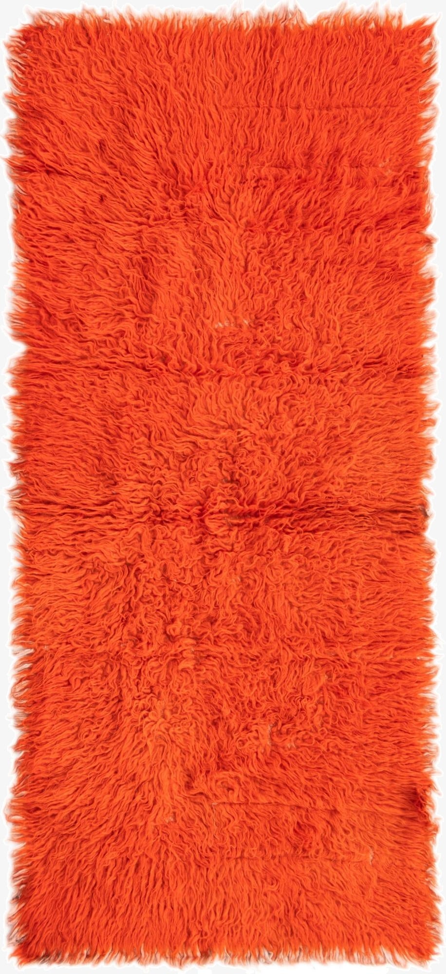  2' x 4' 6  Hand Knotted Moroccan Wool Runner Rug