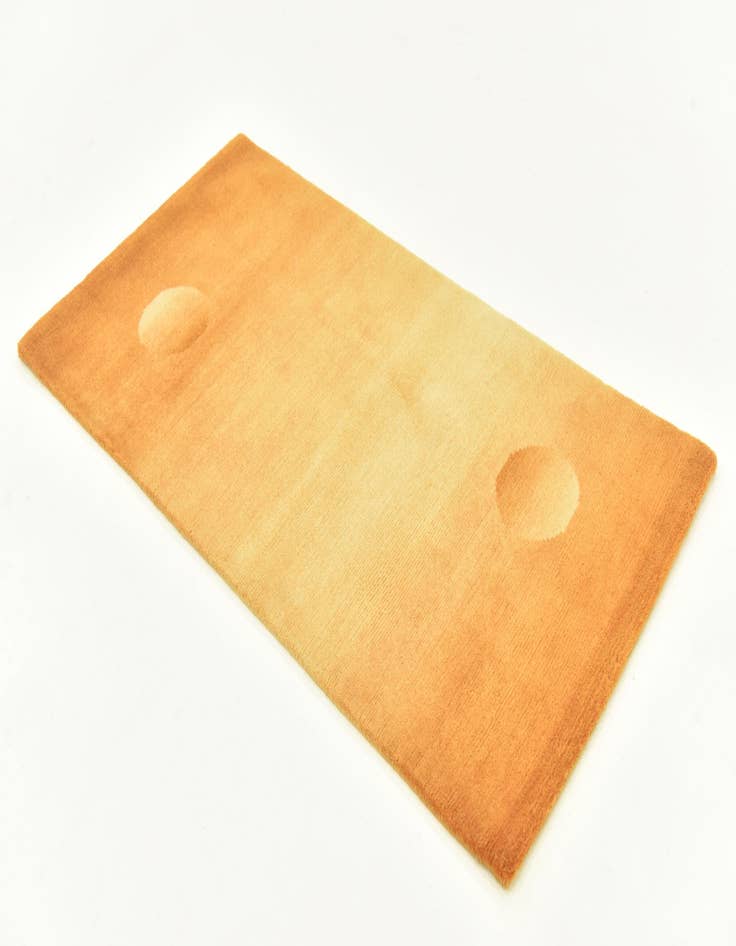 Detail image of  2' 4 x 4' 7  Hand Knotted Nepal Wool Runner Rug