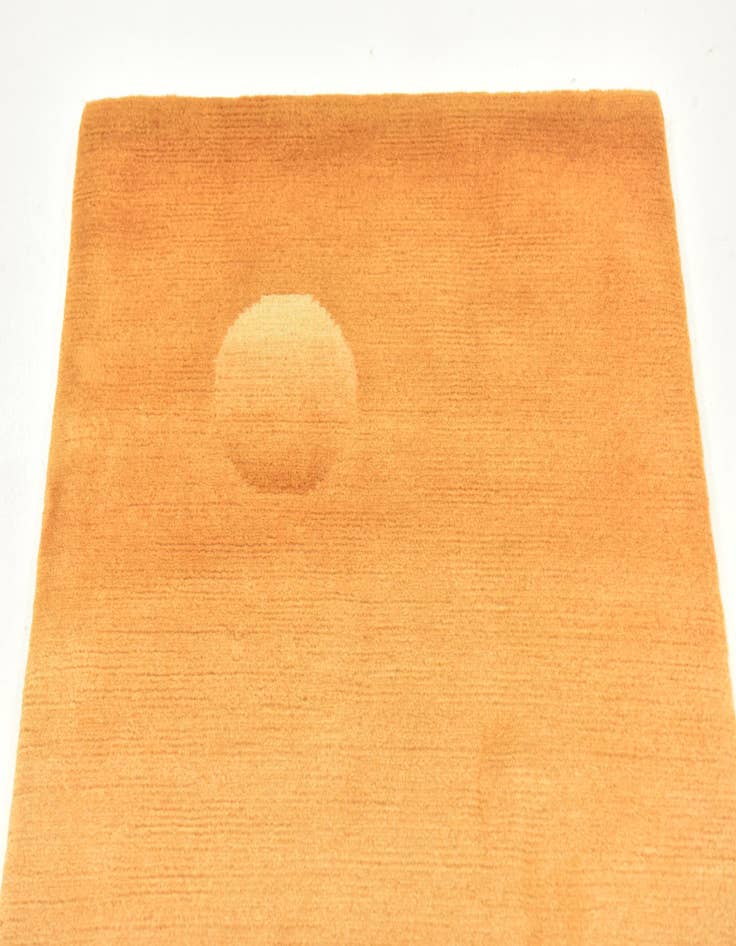 Detail image of  2' 4 x 4' 7  Hand Knotted Nepal Wool Runner Rug