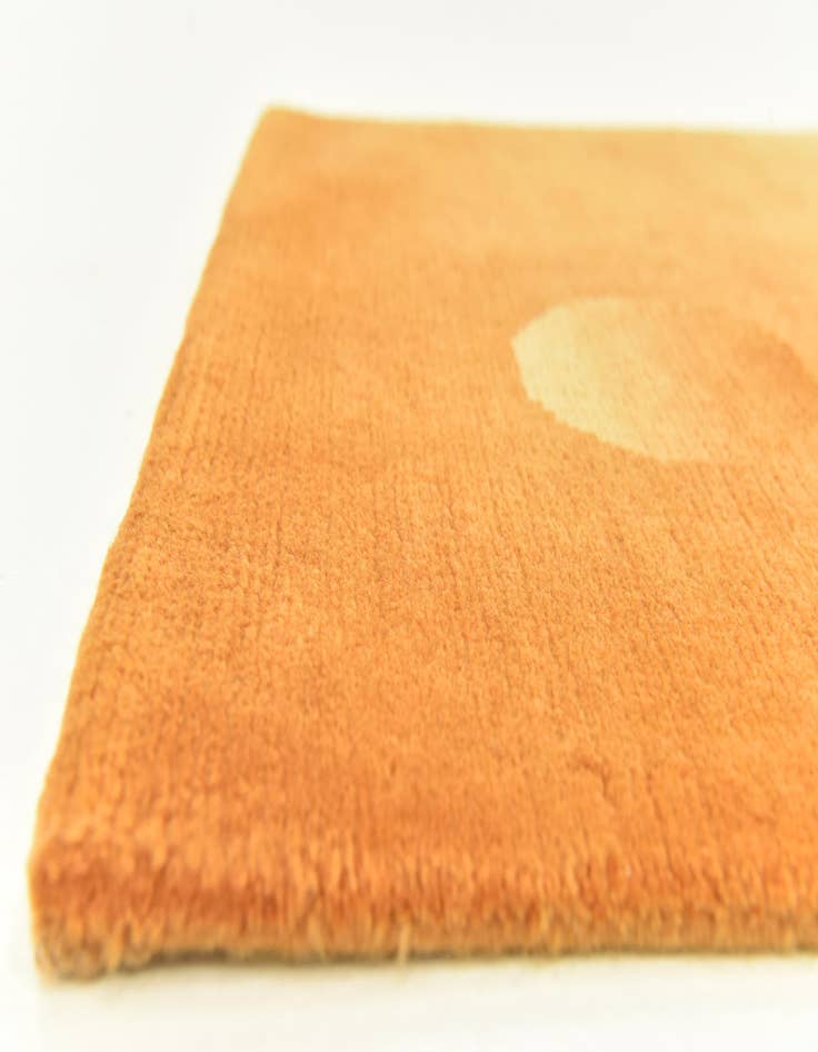 Detail image of  2' 4 x 4' 7  Hand Knotted Nepal Wool Runner Rug