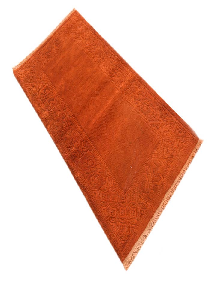 Detail image of  2' 4 x 4' 10  Hand Knotted Nepal Wool Runner Rug