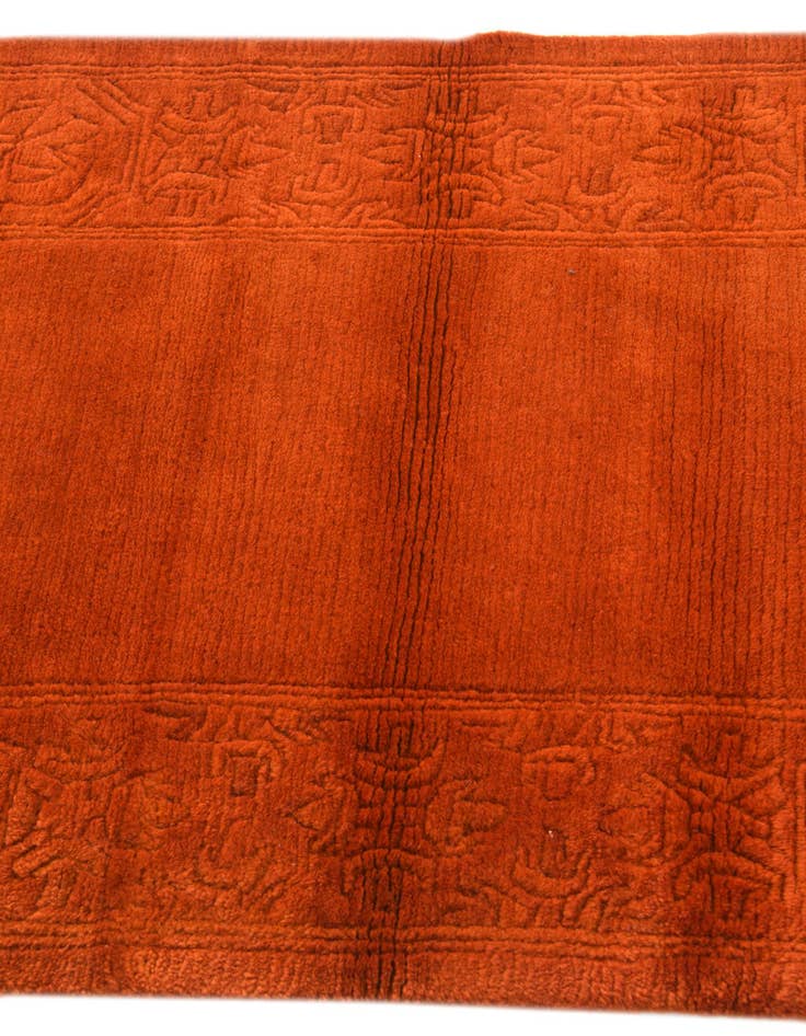 Detail image of  2' 4 x 4' 10  Hand Knotted Nepal Wool Runner Rug