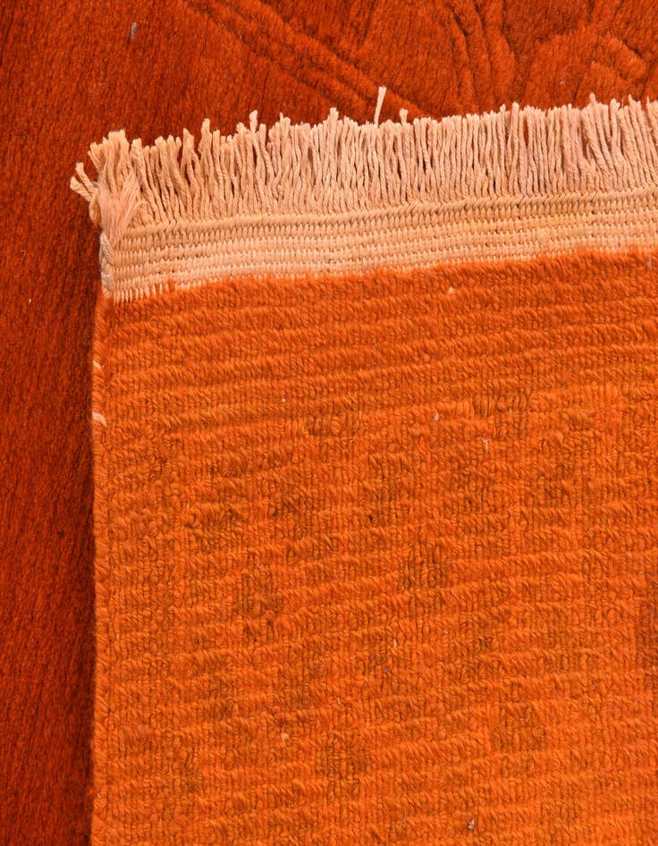 Detail image of  2' 4 x 4' 10  Hand Knotted Nepal Wool Runner Rug