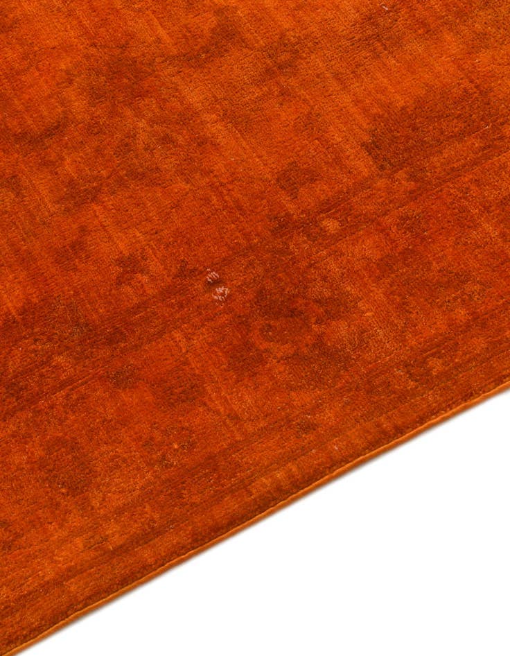 Detail image of  5' 2 x 7' 10  Hand Knotted Over-Dyed Ziegler Runner Rug