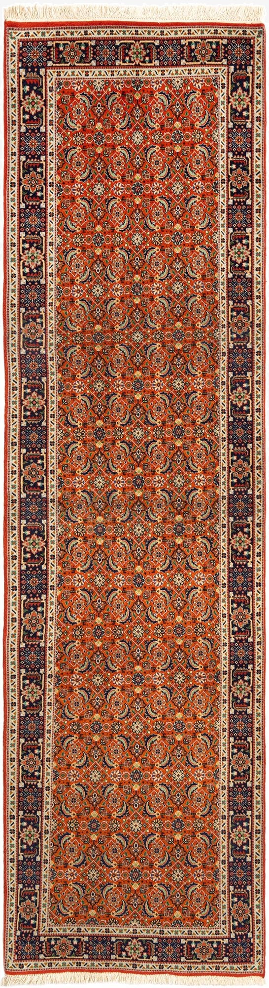  2' 7 x 9' 8 Tabriz Wool Runner Rug