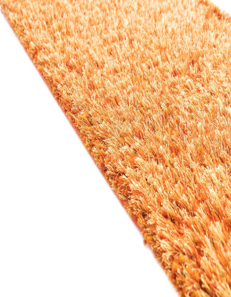 Detail image of  2' 5 x 4' 8  Hand Knotted Two-Tone Shag Oriental Runner Rug